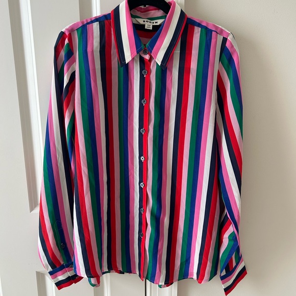 Biden striped silk blouse - Picture 2 of 4
